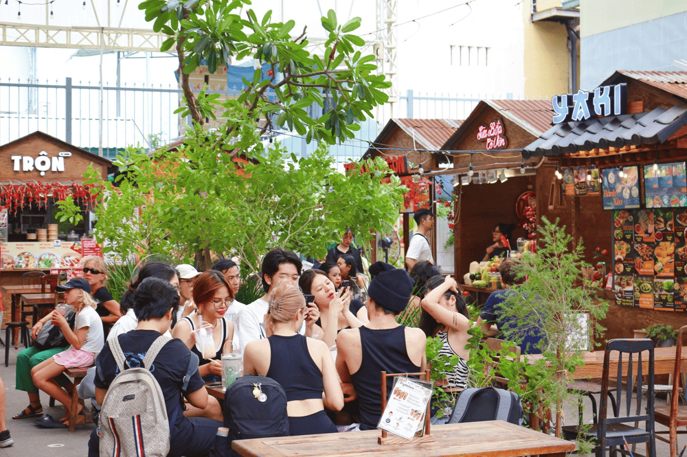 Every stall boasts a visually striking design, inspired by nature (Source: The Box Concept)